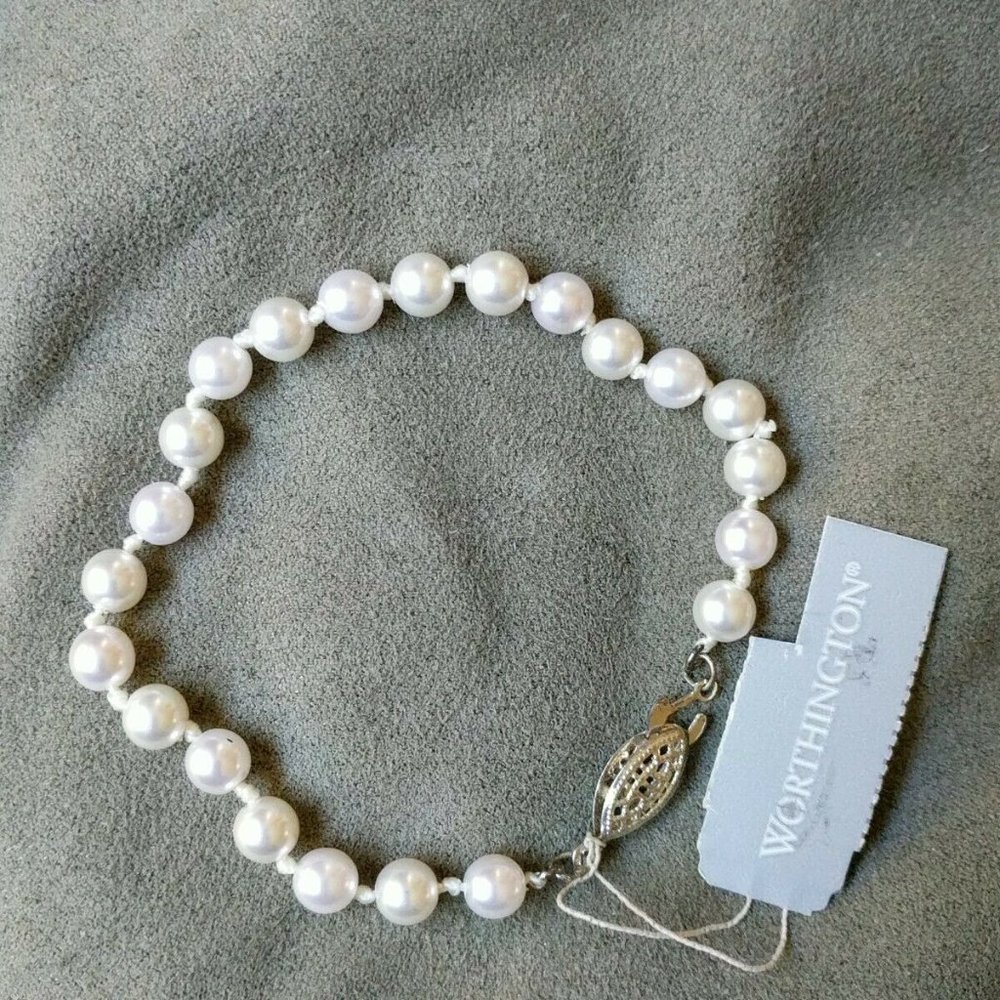 Worthington Pearl Strandage Bracelet